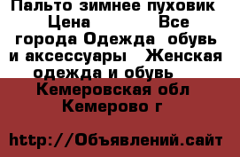 Пальто зимнее пуховик › Цена ­ 2 500 - Все города Одежда, обувь и аксессуары » Женская одежда и обувь   . Кемеровская обл.,Кемерово г.